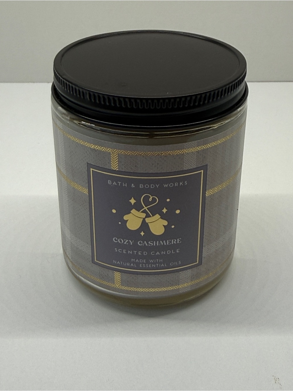 NEW 1 wick Bath & Body Works Cozy Cashmere Scented Candle